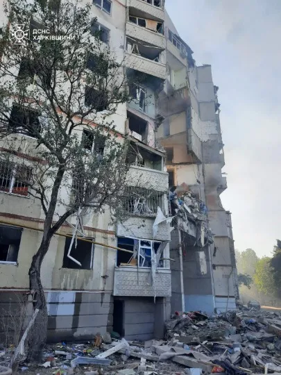 наслідок обстрілу Харкова 24 вересня