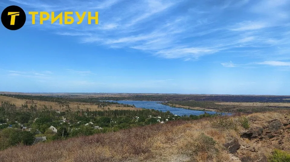 Лутугинське водосховище на окупованій Луганщині