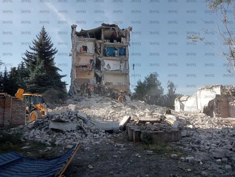 Кривий Ріг, влучання в поліцейський відділок