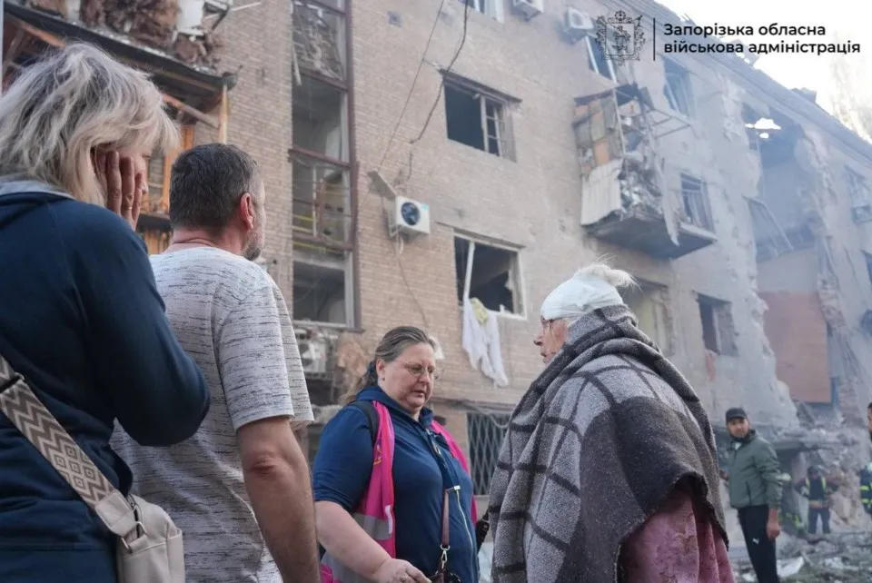 наслідки атаки на запоріжжя