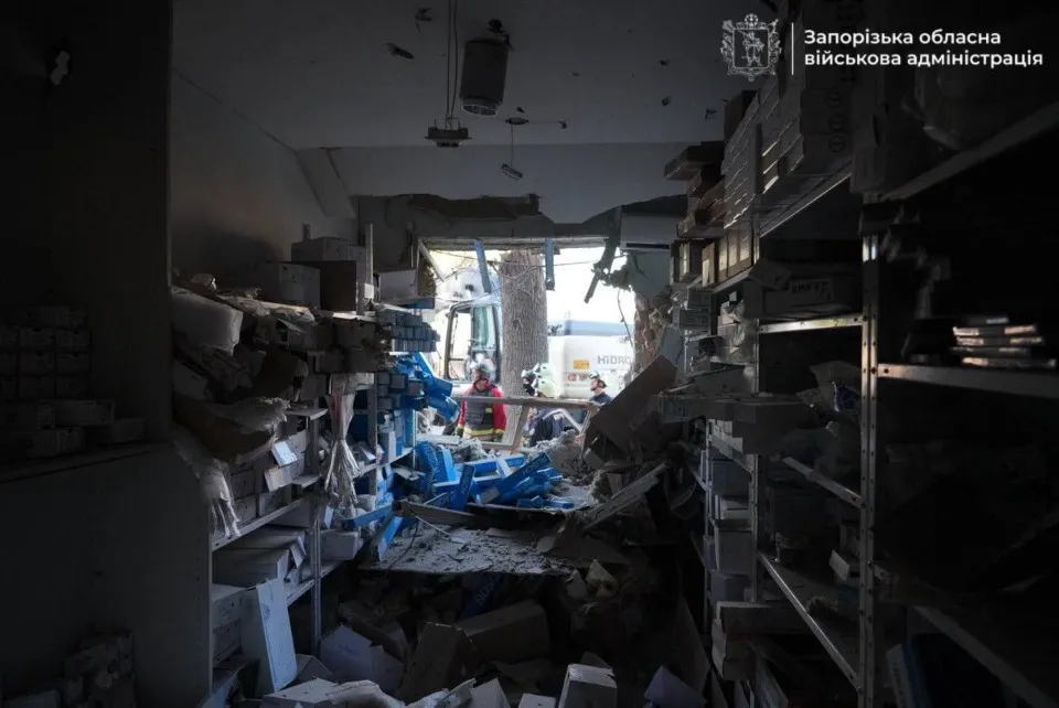 наслідки атаки на запоріжжя