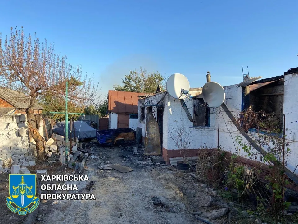 Наслідки обстрілу Куп'янська Харківської області, 06.10.2024. Джерело: Харківська обласна прокуратур