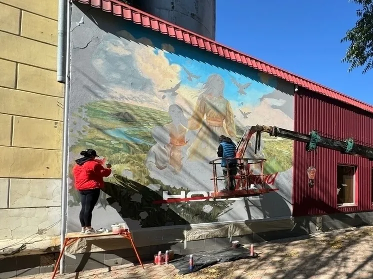 мурал у Донецьку