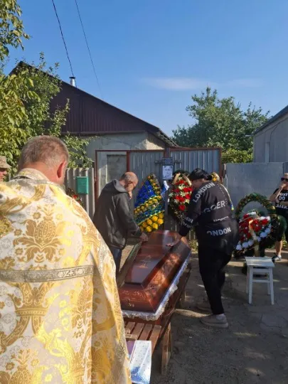 поховання військового Артема Гладкого в Краматорську