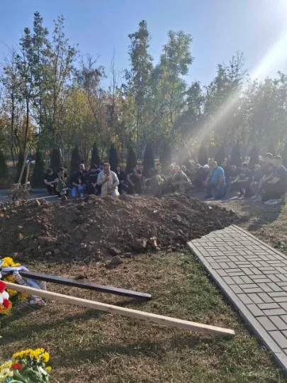 поховання військового Артема Гладкого в Краматорську