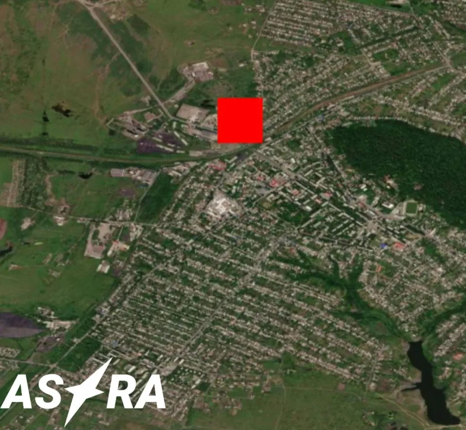 Система моніторингу пожеж NASA зафіксувала пожежу у районі нафтобази в окупованих Ровеньках.