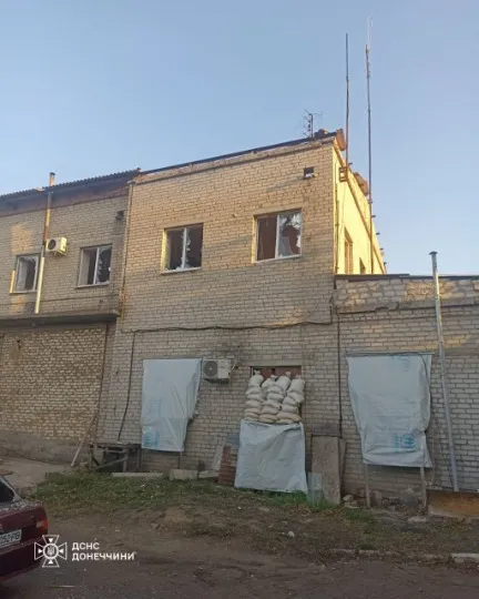 пожежно-рятувальна частина у Костянтинівці на Донеччині