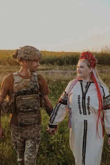 Військові з родинами. Фото Аліни Агєєвої