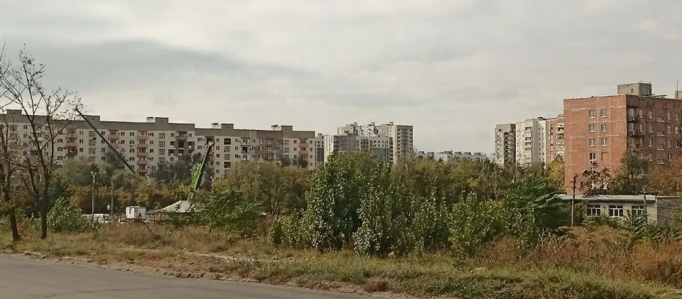 Маріуполь, вигляд на місто з автовокзалу