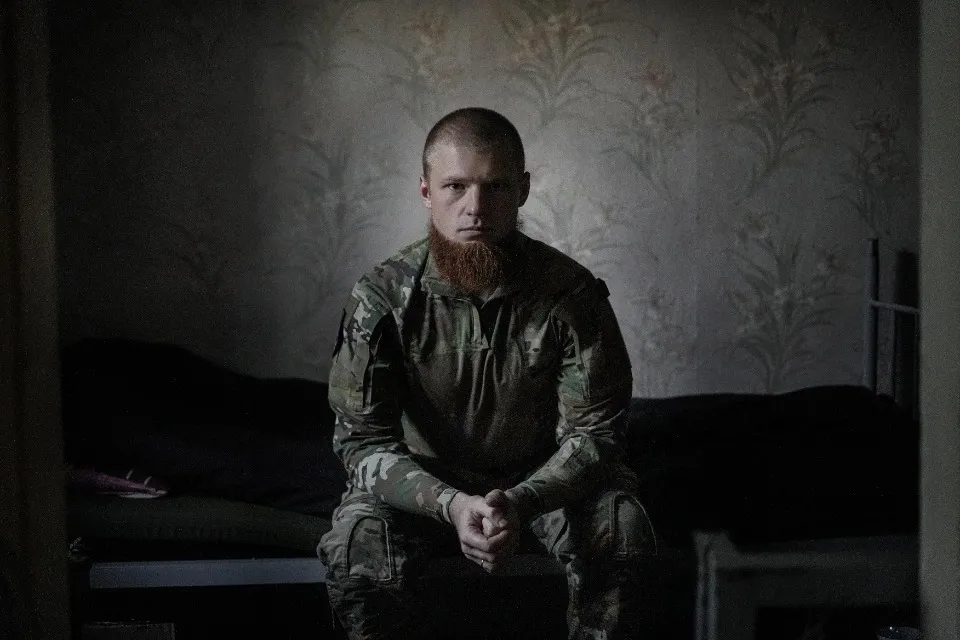 ﻿﻿﻿Вогник - боєць батальйону Свобода '.Провів на позиції понад 60 днів. Фото: Богдан Пападін