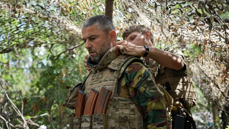 Олександр Цебрій перед штурмом.Фото: Богдан Пападін