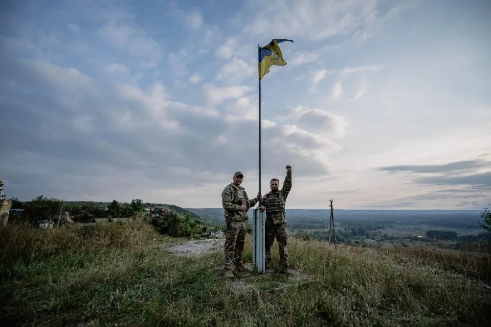 ﻿﻿Ізюм, гора Кременець, 218 метрів над рівнем моря. Фото: Богдан Пападін