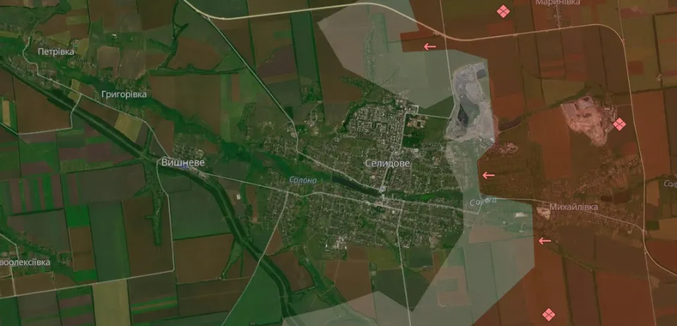 Такий вигляд, за інформацією аналітичного ресурсу Deepstate, мала вигляд лінія фронту станом на 22