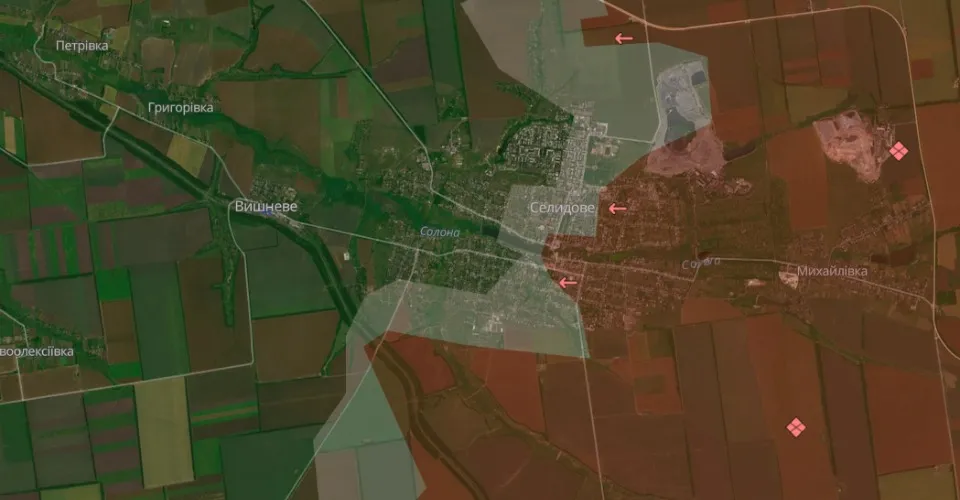 Такий вигляд, за інформацією аналітичного ресурсу Deepstate, мала вигляд лінія фронту станом на 24