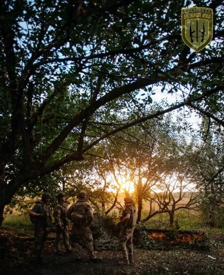 Дивізійна гармата Д-44 калібру 85 мм в руках бійців Окремого загону вогневої підтримки «Сліпа лють»