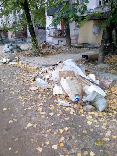 Рубіжне, сміття