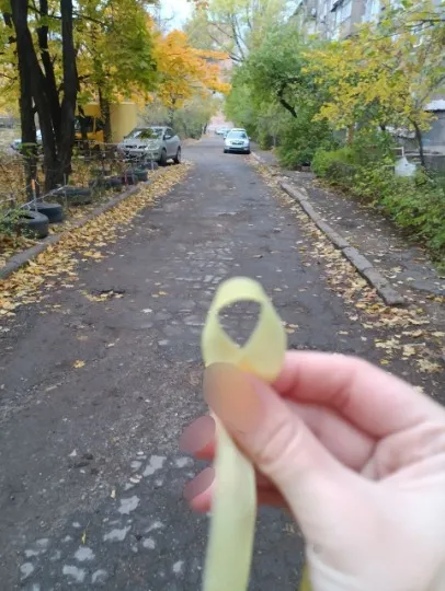 Жовта Стрічка в окупованому Алчевську