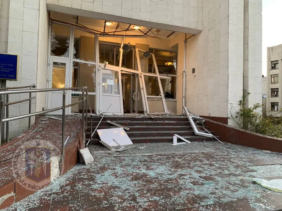 наслідки атаки шахедів на Київ