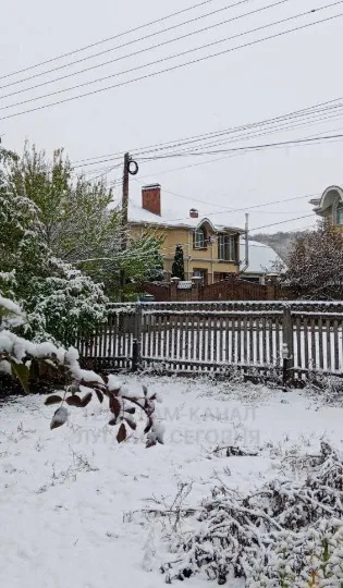 перший сніг в Біловодську