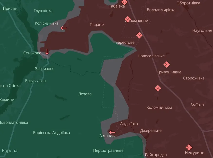 мапа Deep State Луганщина