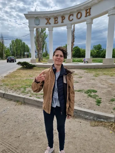 Хейді Хансен в Херсоні