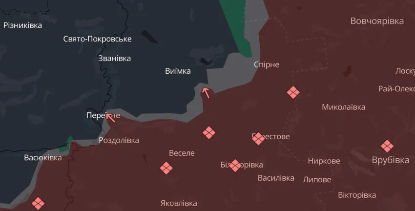 мапа Deep State Луганщина