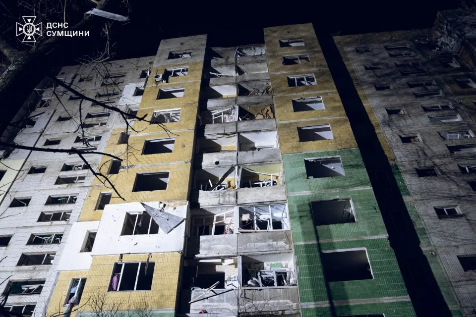 Наслідки удару по Сумах