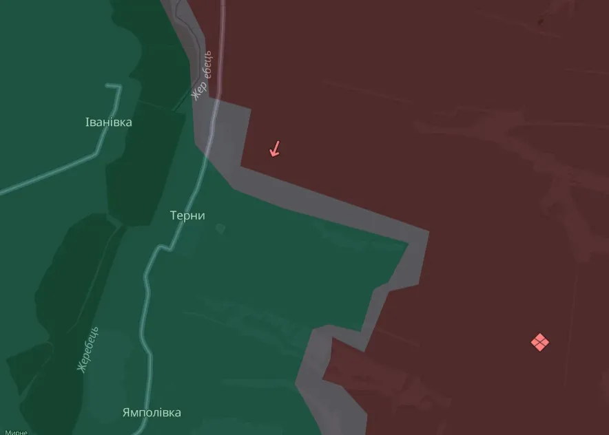 мапа Deep State Луганщина