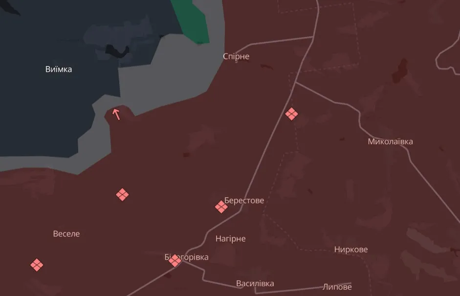 мапа Deep State Луганщина