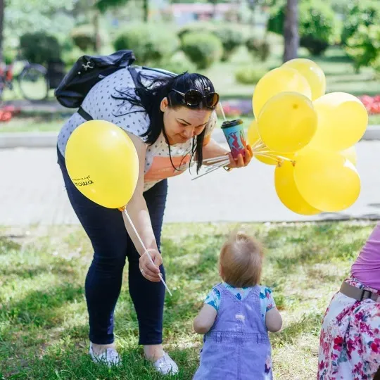 Ірина Ліфанова з дітьми