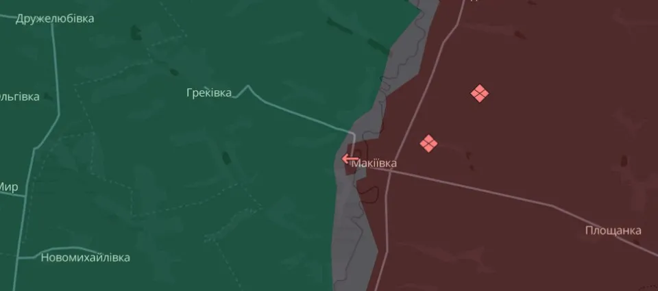 мапа Deep State Луганщина