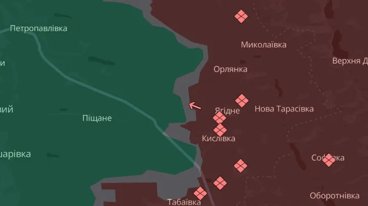 мапа Deep State Луганщина