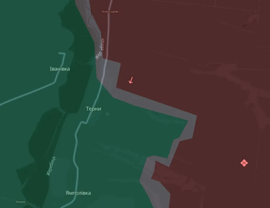 мапа Deep State Луганщина