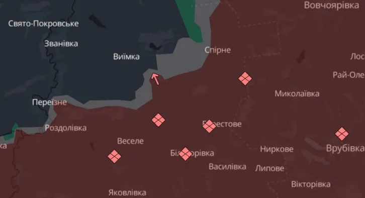 мапа Deep State Луганщина