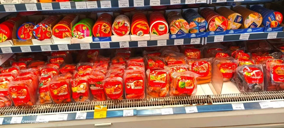 магазин Матрьошка на окупованій Луганщині, ціни