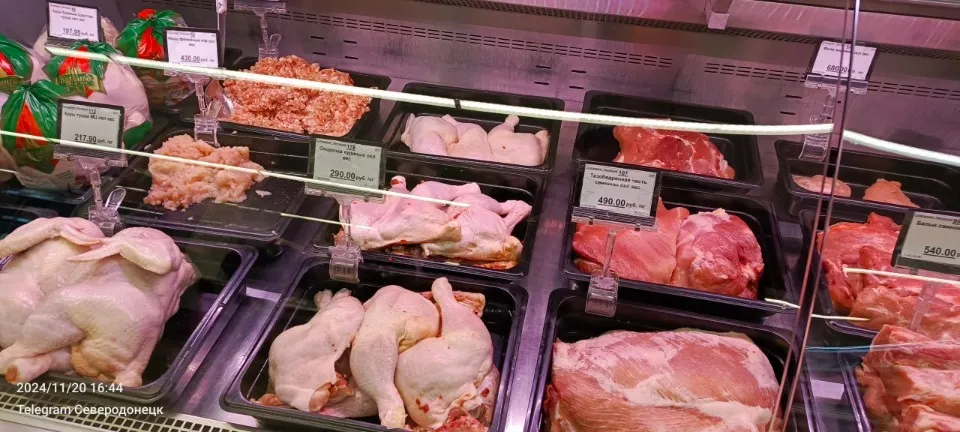 магазин Матрьошка на окупованій Луганщині, ціни