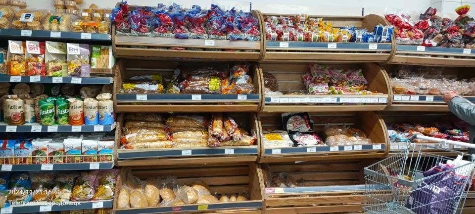 магазин Матрьошка на окупованій Луганщині, ціни