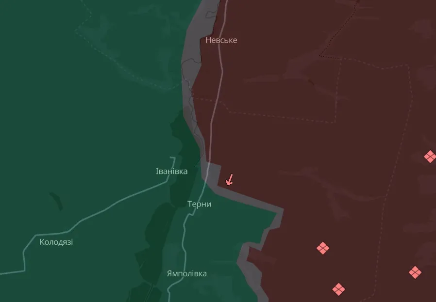 мапа Deep State Луганщина