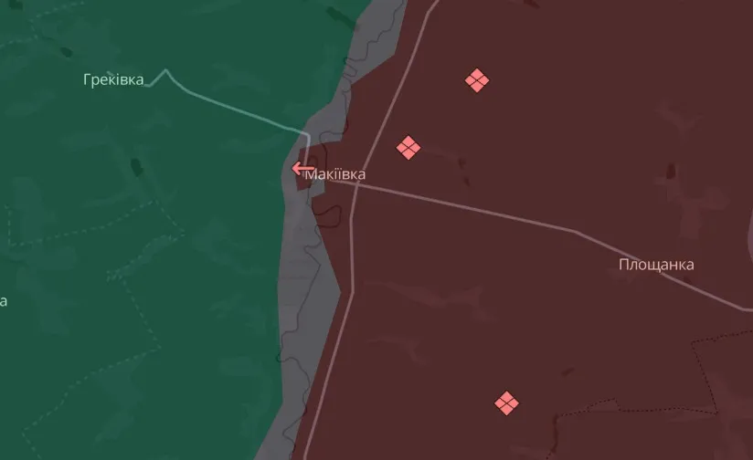 мапа Deep State Луганщина