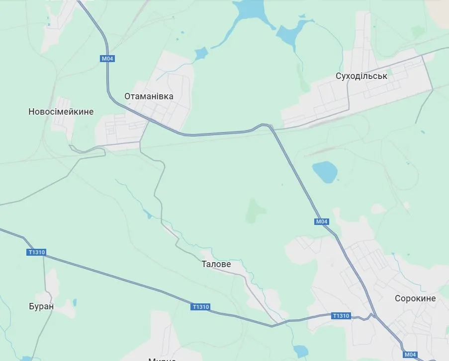 карта Луганщини після перейменування