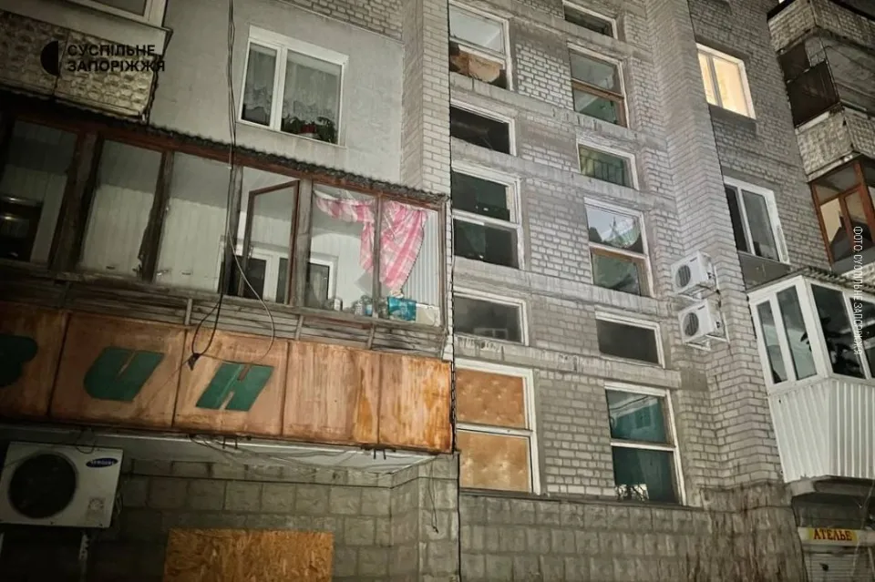 Удар по Запоріжжю 6 грудня