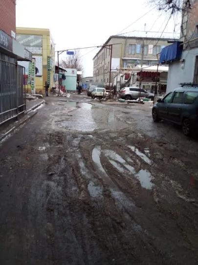 Луганськ, сміття на вулицях