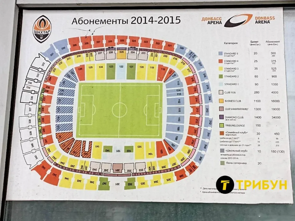 У мережі з’явилися нові кадри стадіону “Донбас Арени” в окупованому Донецьку.
