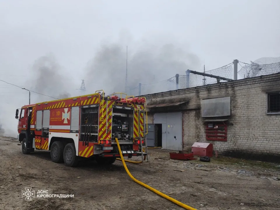 Кіровоградській області виникла пожежа