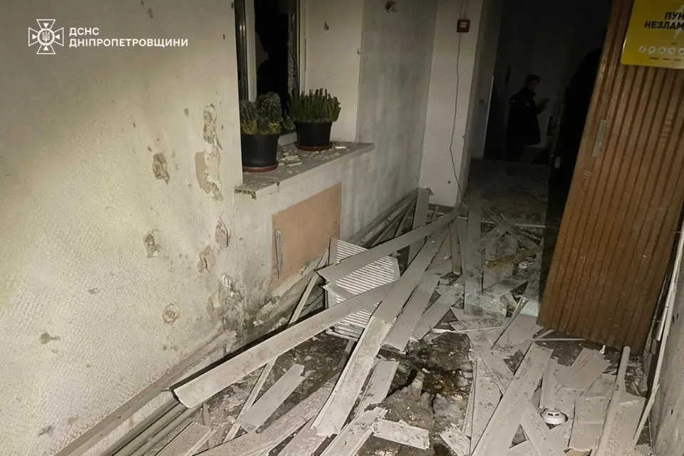 Нікополь —під вогнем росіян. Пошкоджено пожежну частину