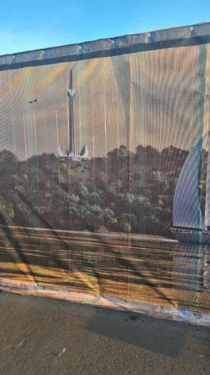 заплановний росіянами вигляд меморіалу окупантам в Маріуполі