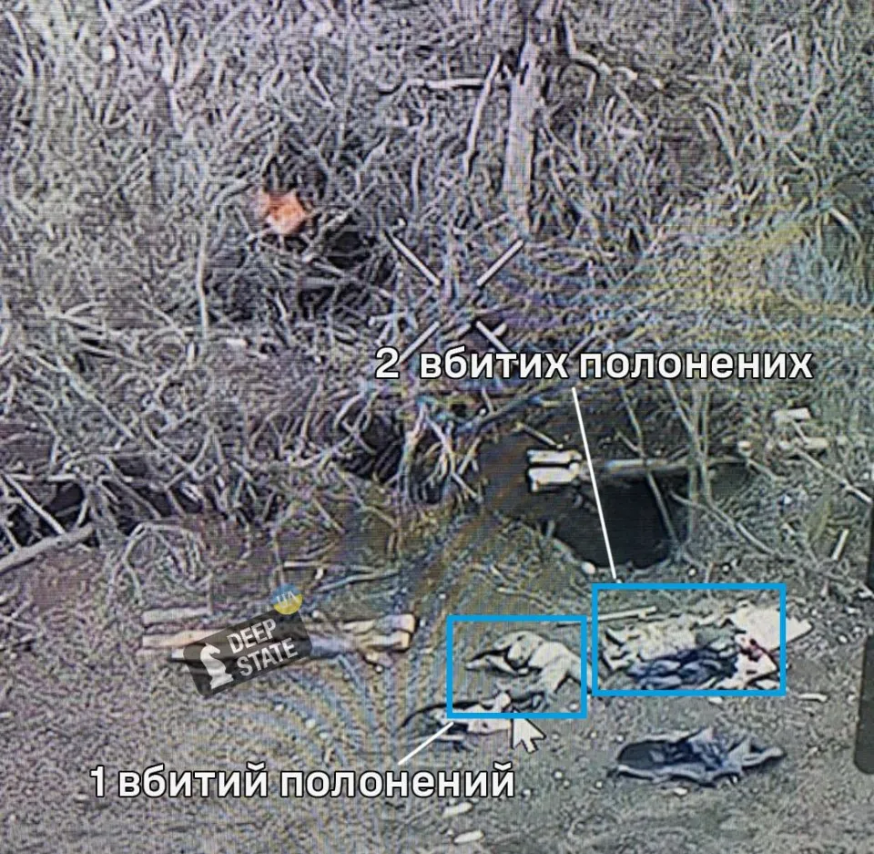 вбиті українські полонені на Донеччині