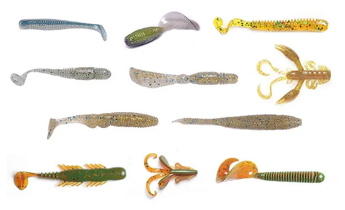 Cиликоновые приманки на окуня