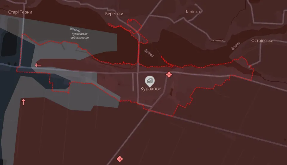 мапа Deep State Курахове