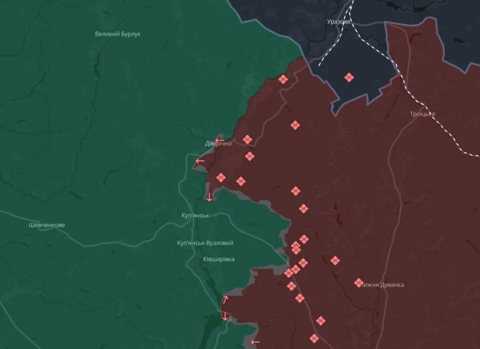 Просування ворога на Харківщині: